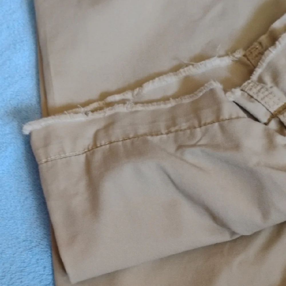 Paperbacks Tan Flat Front Shorts